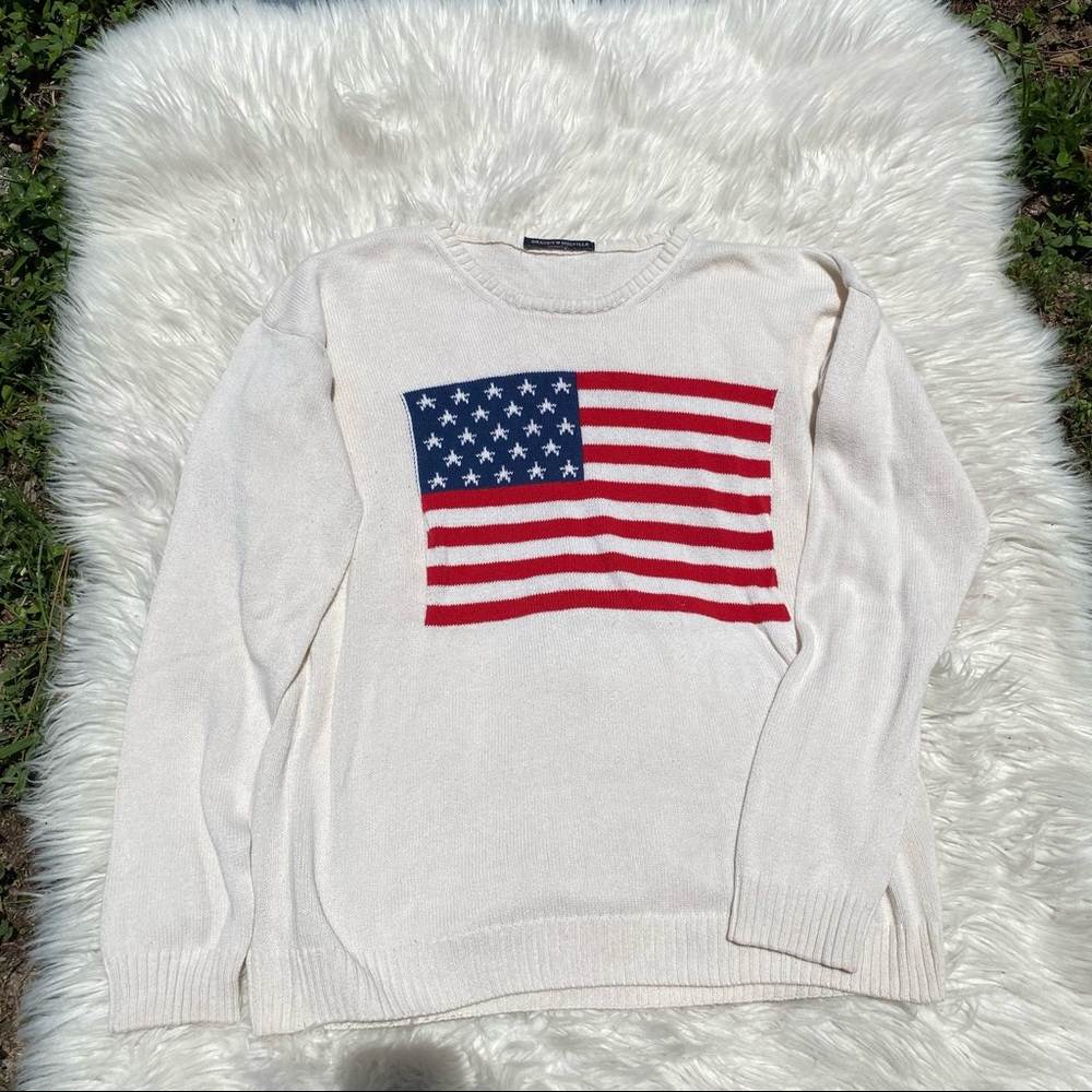 Brandy Melville Susie American Flag Sweater